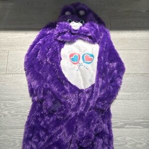 Purple Carebear Onesie Costume size M